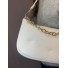 Sac cuir grainé besace porté travers avec chaine maille