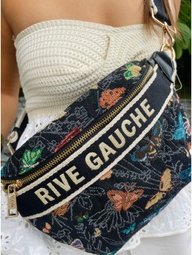 Sac banane  motif papillion "rive gauche "