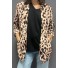 Veste blazer theme animalier leopard flou