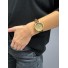 Montre - Bracelet  motif taches et cadran rond