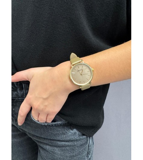 Montre - Bracelet simple et cadran rond minimaliste