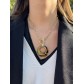 Collier Acier - chaine avec cercles et tige