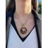 Collier Acier - Avec pendentif en cercle 