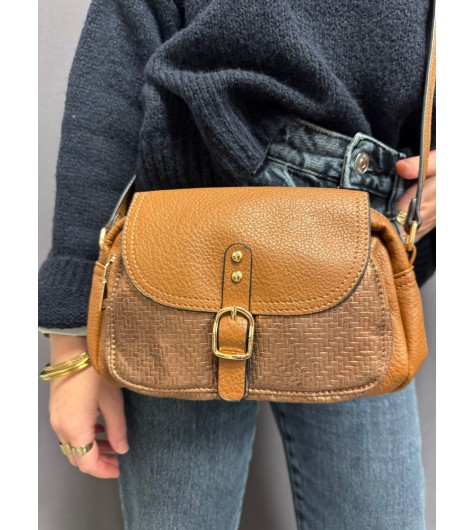 Sac porté travers double pochette