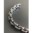 Bracelet - Jonc ouvert style chaine en métal rigide